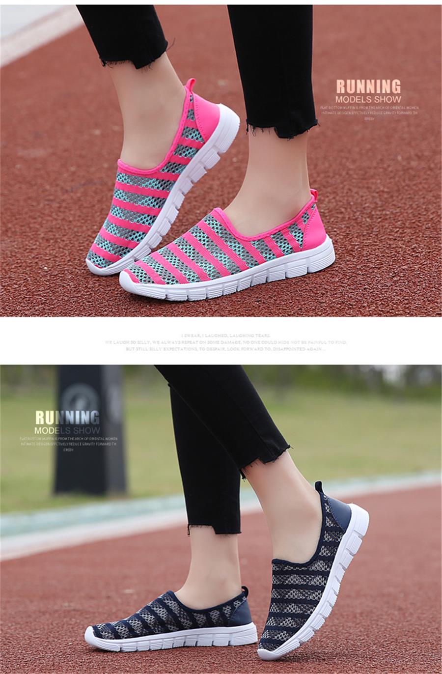 2020 Summer Women Shoes with  Breathable Mesh Sneakers