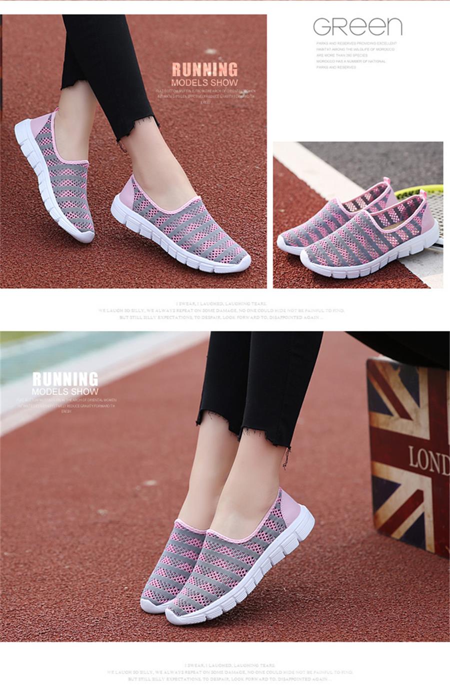 2020 Summer Women Shoes with  Breathable Mesh Sneakers